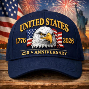 United States 250th Anniversary Patriotic Eagle Classic Cap