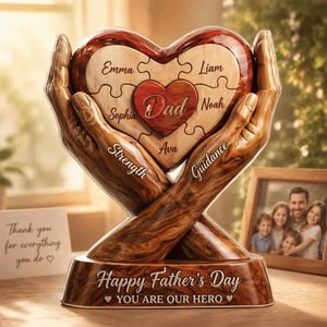 Personalized Acrylic Plaque For Dad Or Grandpa, Father's Day Gift