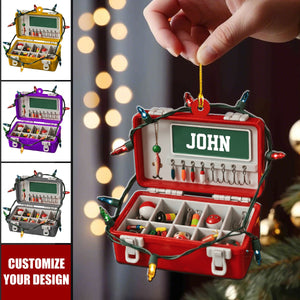 Merry Fishmas - Personalized Fishing Ornament