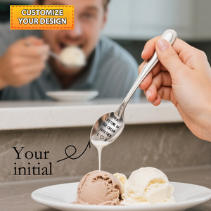 To A Lifetime Of Ice Cream Together - Personalized Couple Spoon