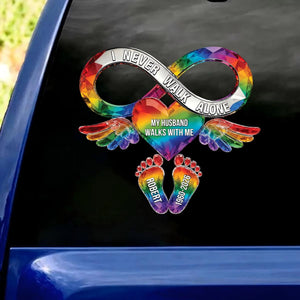 Your Love Still Rides Beside Me Every Day - Personalized Decal For Loss Of Loved One