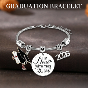 Personalized Custom Class of 2026 Graduation Bracelet