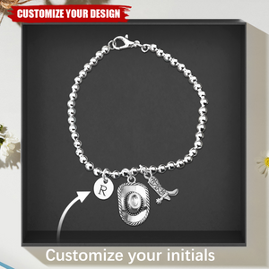 Personalized Cowgirl Cowboy Bracelet, Western Jewelry