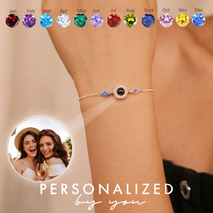Custom Photo Projection Bracelet, Gift For Family & Friend