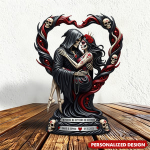 Love To Death Acrylic Plaque Personalized Gifts For Couple