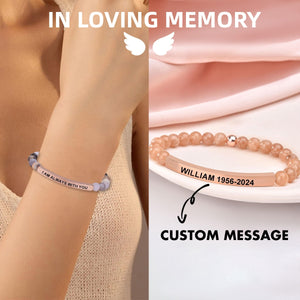 Personalized Custom Memorial Text Bracelet