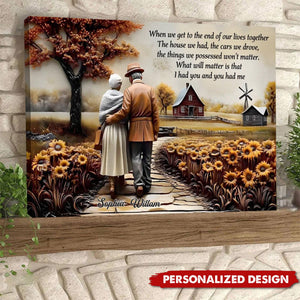 I Had You And You Had Me - Personalized Couple Poster