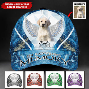 Love Beyond Forever Upload Photo Personalized Multicolor Classic Cap