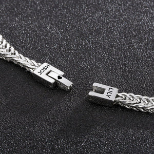 To My Man - Personalized Men's Engraved Bracelet