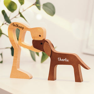 Personalized Custom Wooden Pet Carvings - Cuteness Overload - Gift For Pet Lovers