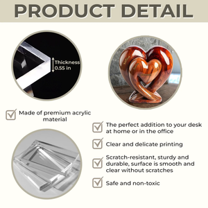 You And Me We Got This - Personalized Shaped Couple Acrylic Plaque