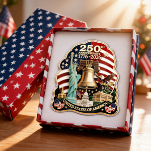 United States 250th Birthday Commemorative Fridge Magnet