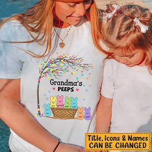 Grandma's Kids T-Shirt - Personalized Gift For Grandma