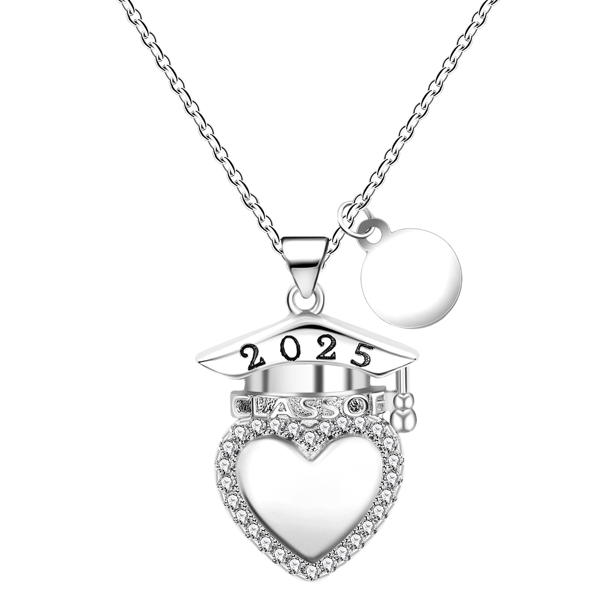 Graduation Gift for Class of 2025 Graduates-Personalized Graduation Cap Necklace