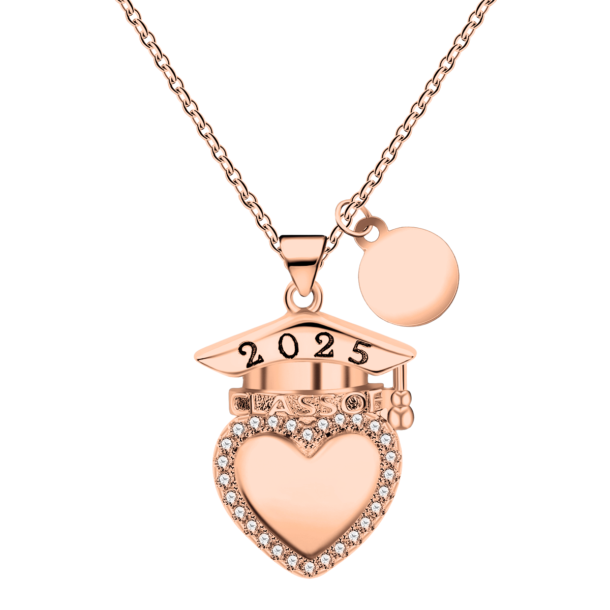 Graduation Gift for Class of 2025 Graduates-Personalized Graduation Cap Necklace