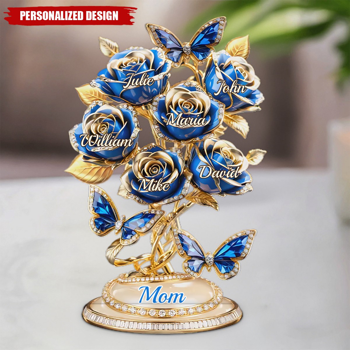 Love Rooted In Motherhood - Personalized Acrylic Plaque For Mom, Grandma