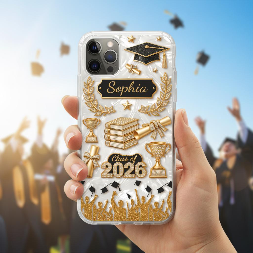 Custom Name Graduation Phone Case,Personalized Graduation Gift