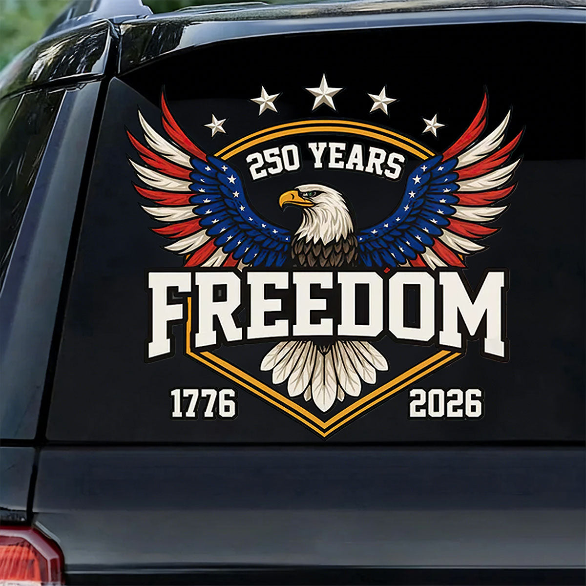 America 250 Years of Freedom 1776–2026 Anniversary Decal Sticker