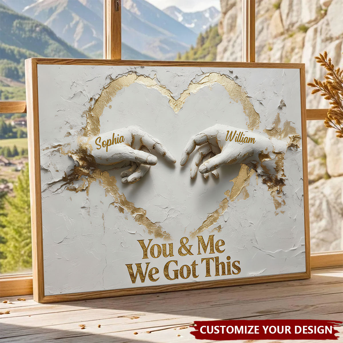 You And Me We Got This - Personalized Couple Poster