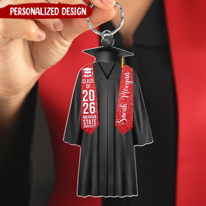 Personalized Graduation 2026 Acrylic Keychain Gifts