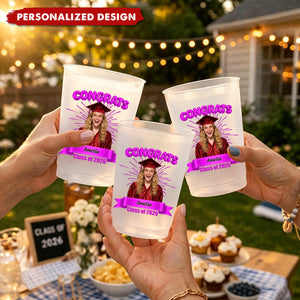 Personalized Senior 2026 Photo Cup | Graduation Party Favor