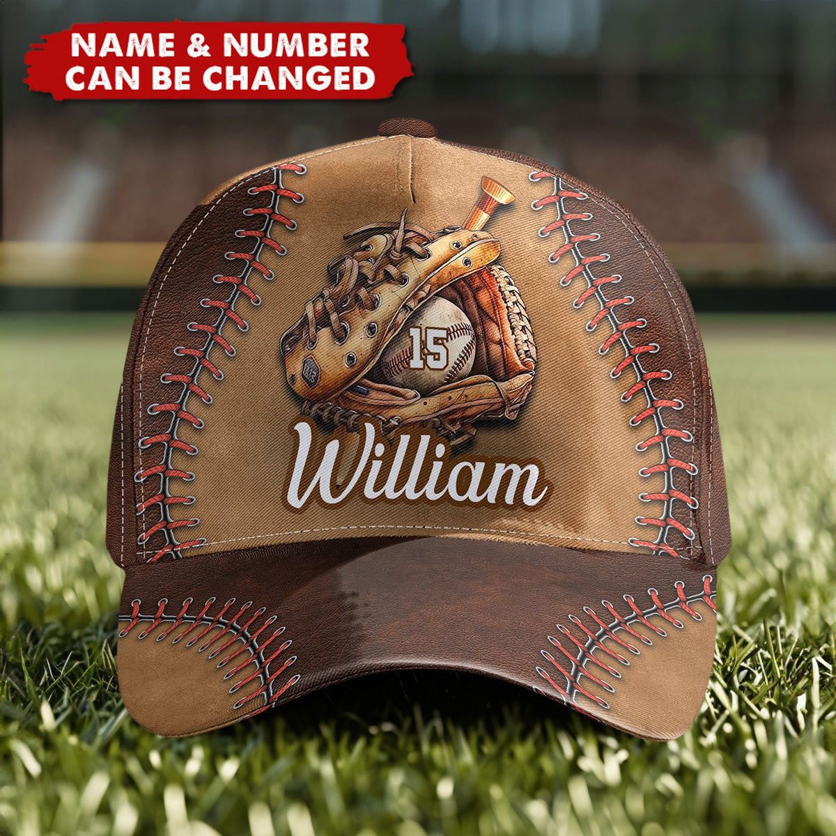 Love Baseball - Personalized Custom Baseball Classic Cap