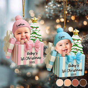 Custom Baby Boy Girl First Christmas Ornament