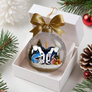 Custom Football Shoulder Pads And Helmet Acrylic Ornament