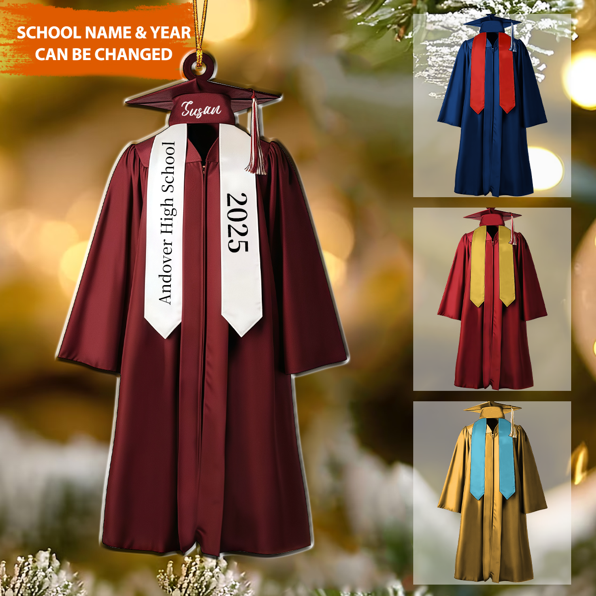 Personalized Graduation Ornament, New Graduate Gift