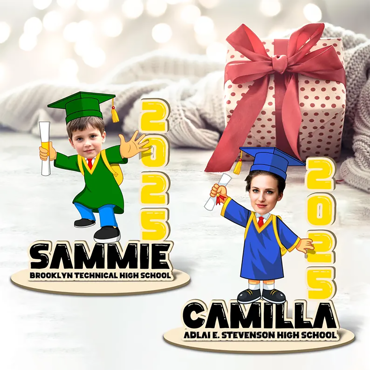 Custom Name Sign For Graduation Keepsake, Class Of 2025