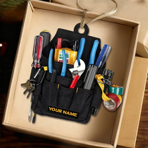 Personalized Electrician Tools Ornament, Electrician Christmas Gifts