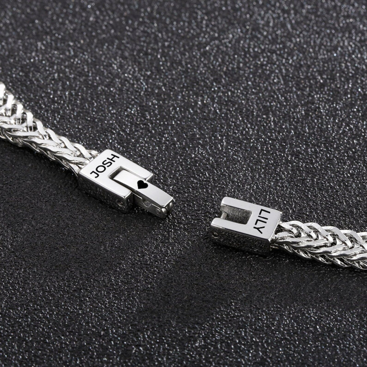 To My Man - Personalized Men's Engraved Bracelet