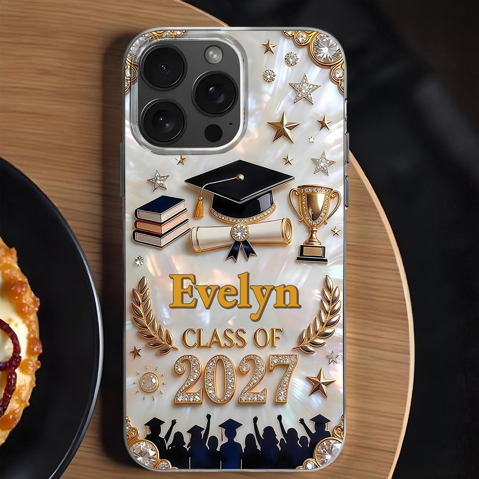 Class Of, Personalized Clear Phone Case, Gift For Graduates