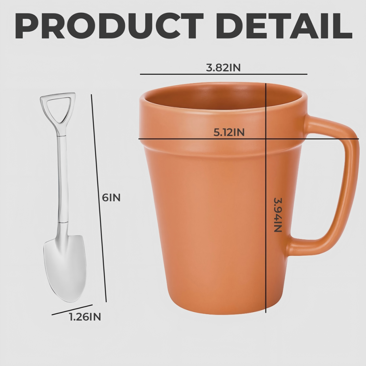 Custom Plant Pot Ceramic Mug, Garden Gifts For Gardeners