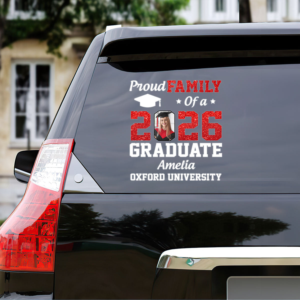 Proud Family Of A 2026 Graduate - Personalized Sticker