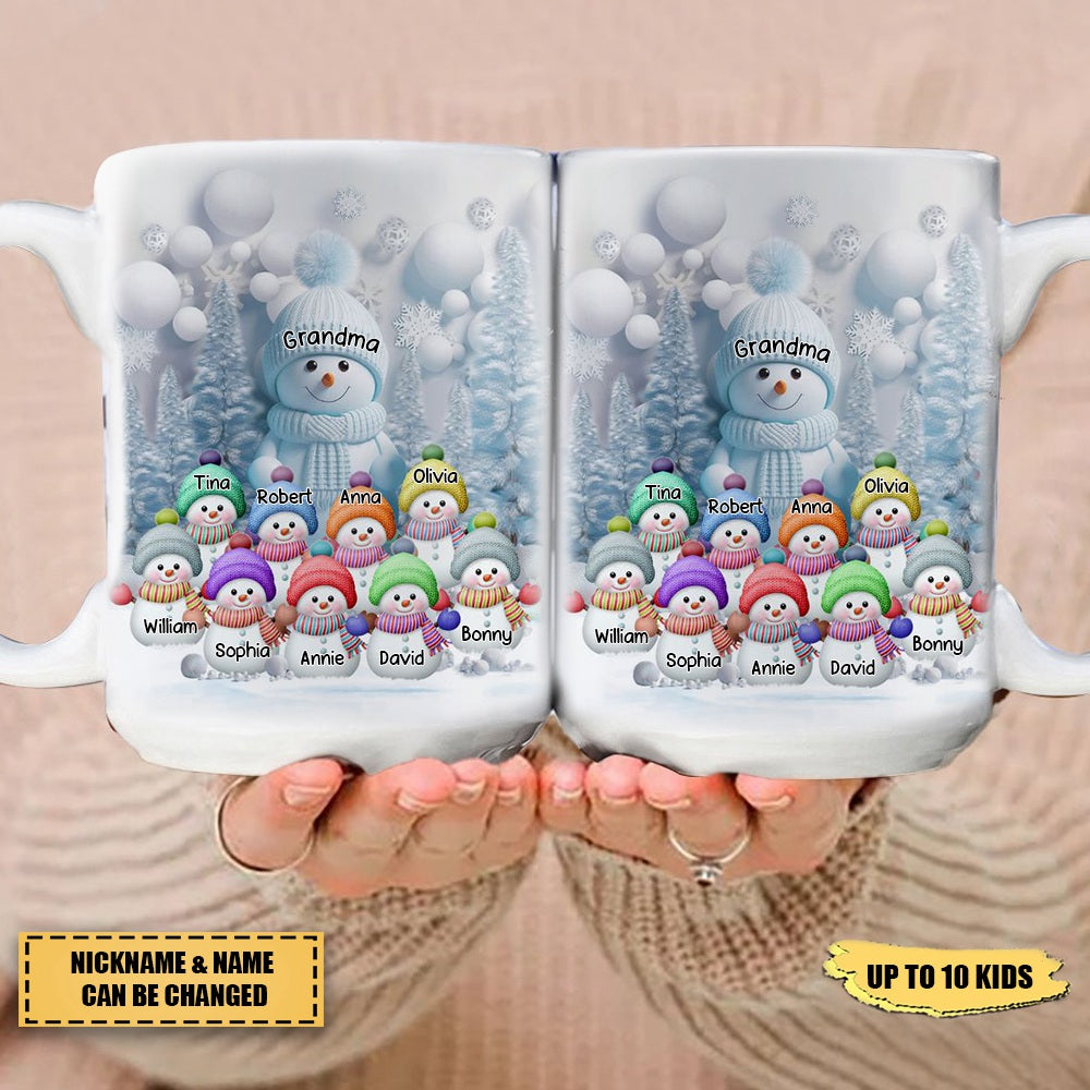  MDPrints Christmas Mugs, Personalized Kids Mugs with