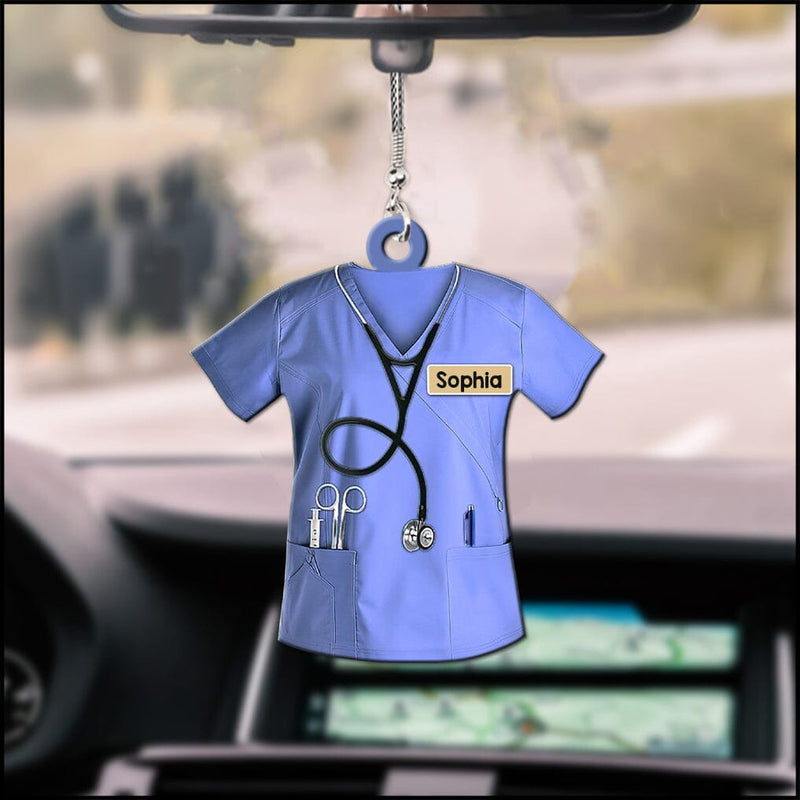 Personalized Nurse Uniform Ornament - Gift For Nurse