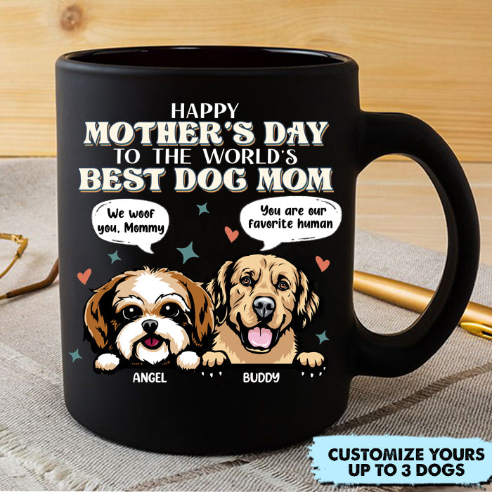 Dog Personalized Mug, Mother's Day Gift for Dog Lovers, Dog Dad, Dog Mom